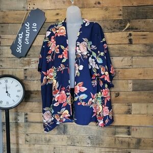 SALE-Jella C women's open floral kimono size S/M